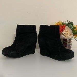 Jeffrey Campbell suede wedge heels